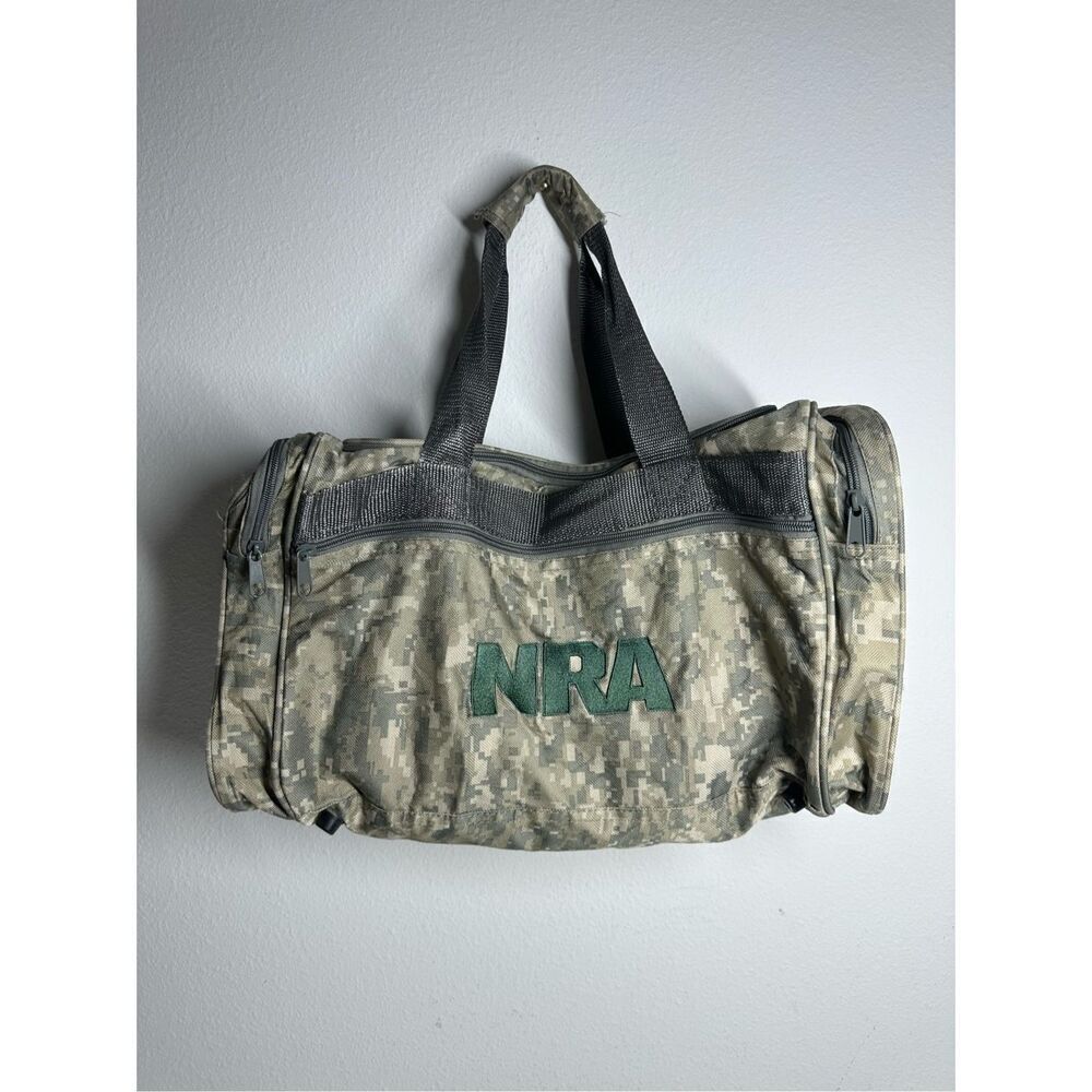 NRA Digital Camo Duffel Bag No shoulder strap